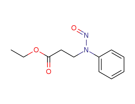 Molecular Structure of 99841-38-0 (<i>N</i>-nitroso-<i>N</i>-phenyl-β-alanine ethyl ester)