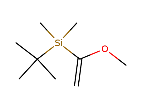Molecular Structure of 105245-42-9 (tert-butyl(1-methoxyvinyl)dimethylsilane)