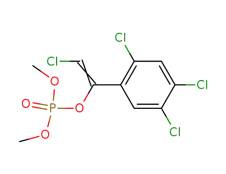 Molecular Structure of 961-11-5 (Tetrachlorvinphos)