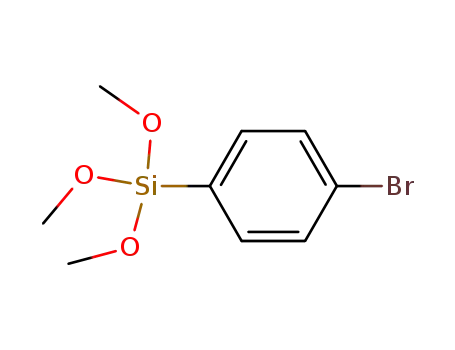 Molecular Structure of 17043-05-9 (BROMOPHENYLTRIMETHOXYSILANE)