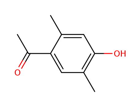 Molecular Structure of 26216-10-4 (1-(4-HYDROXY-2,5-DIMETHYL-PHENYL)-ETHANONE)