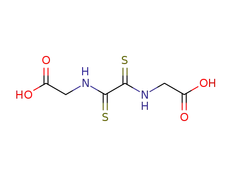 Molecular Structure of 95-99-8 (N,N'-BIS(CARBOXYMETHYL)DITHIOOXAMIDE)