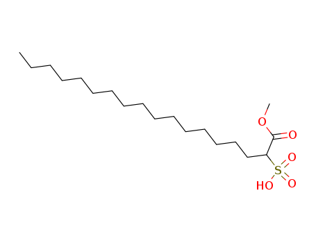 Octadecanoic acid,2-sulfo-, 1-methyl ester