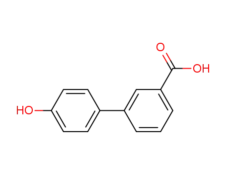 Molecular Structure of 121629-21-8 (3-(4-Hydroxyphenyl)benzoic acid)