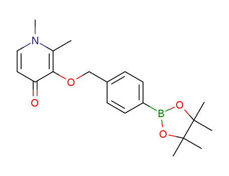1,2-dimethyl-3-((4-(4,4,5,5-tetramethyl-1,3,2-dioxaborolan-2-yl)benzyl)oxy)pyridin-4(1H)-one