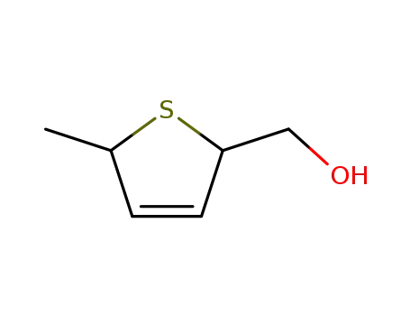 Molecular Structure of 74379-24-1 (2-hydroxymethyl-5-methyl-2,5-dihydrothiophene)
