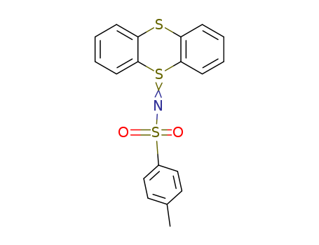 Molecular Structure of 19615-38-4 (Thianthrene, 5,5-dihydro-5-[[(4-methylphenyl)sulfonyl]imino]-)