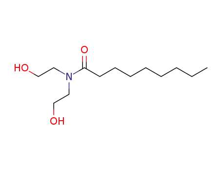 Molecular Structure of 3077-37-0 (N,N-bis(2-hydroxyethyl)nonan-1-amide)