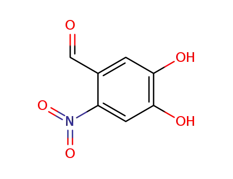 Molecular Structure of 73635-75-3 (3,4-DIHYDROXY-6-NITROBENZALDEHYDE)