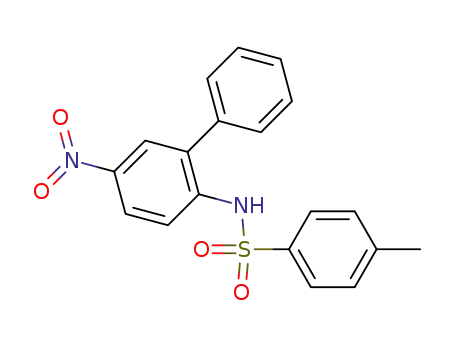 Molecular Structure of 7500-80-3 (4-methyl-N-(5-nitrobiphenyl-2-yl)benzenesulfonamide)