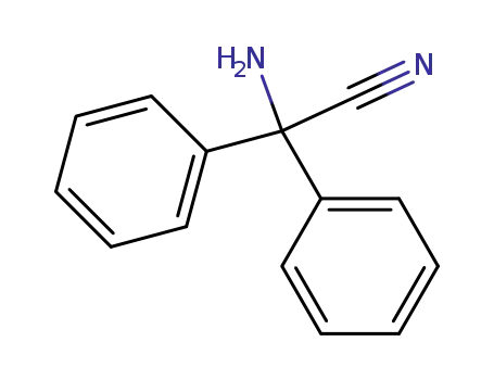 Molecular Structure of 52460-99-8 (Benzeneacetonitrile, a-amino-a-phenyl-)