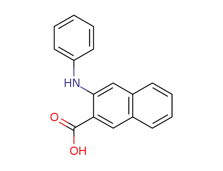 Molecular Structure of 6973-58-6 (3-anilinonaphthalene-2-carboxylic acid)