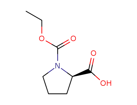 Molecular Structure of 175725-27-6 ((R)-1-ethoxycarbonylprolin)