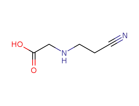 Molecular Structure of 3088-42-4 (N-(2-CYANOETHYL)GLYCINE)