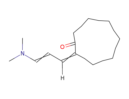 Molecular Structure of 75143-09-8 (2-[(E)-3-Dimethylamino-prop-2-en-(Z)-ylidene]-cyclotetradecanone)