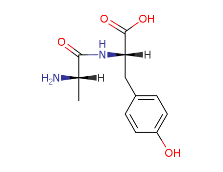 3061-88-9,L-ALANYL-L-TYROSINE,L-Tyrosine,N-L-alanyl-;Tyrosine, N-L-alanyl- (7CI);Tyrosine, N-L-alanyl-, L- (8CI);Tyrosine, N-alanyl- (6CI);10: PN: JP2006248976 SEQID: 10 claimed protein;48:PN: WO2007067983 SEQID: 197 unclaimed protein;73: PN: US20070066537 PAGE: 17claimed protein;L-Alanyl-L-tyrosine;