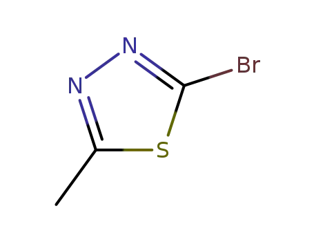 Molecular Structure of 54044-79-0 (2-BROMO-5-METHYL-1,3,4-THIADIAZOLE)