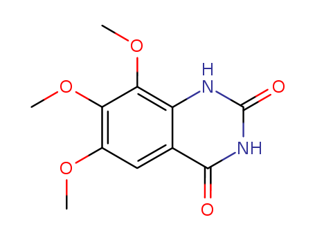 2,4(1H,3H)-Quinazolinedione,6,7,8-trimethoxy-