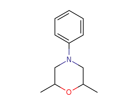 Molecular Structure of 109605-09-6 (2,6-dimethyl-4-phenylmorpholine)