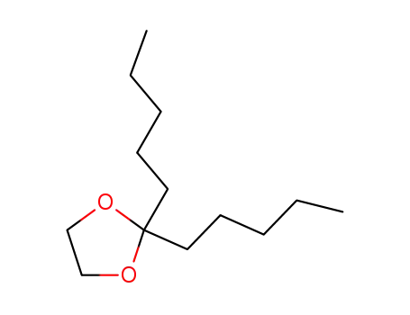 Molecular Structure of 947-31-9 (2,2-dipentyl-[1,3]dioxolane)