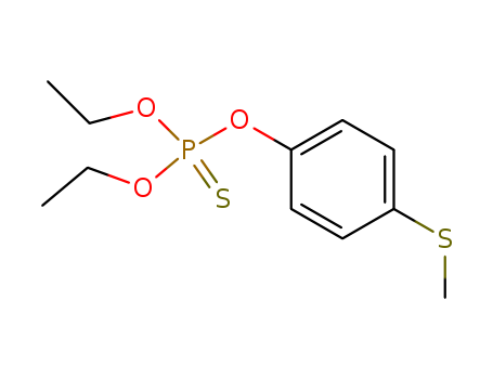 Phosphorothioic acid,O,O-diethyl O-[4-(methylthio)phenyl] ester