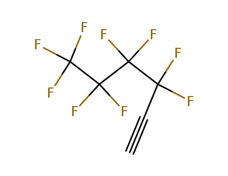 Molecular Structure of 59665-30-4 (1-Hexyne, 3,3,4,4,5,5,6,6,6-nonafluoro-)