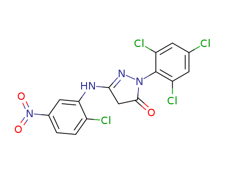 5-[(2-chloro-5-nitrophenyl)amino]-2,4-dihydro-2-(2,4,6-trichlorophenyl)-3H-pyrazol-3-one