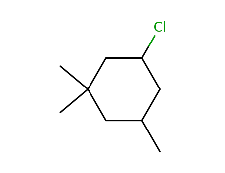 Molecular Structure of 6305-19-7 (Cyclohexane,3-chloro-1,1,5-trimethyl-)
