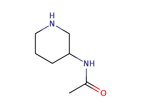 Molecular Structure of 5810-55-9 (3-Acetamidopiperidine)