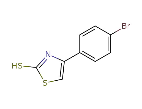 Molecular Structure of 2103-95-9 (37(4-BROMOPHENYL)-2-THIAZOLETHIOL)