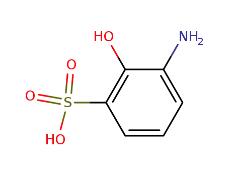 Molecular Structure of 80-79-5 (3-amino-2-hydroxy-benzenesulfonic acid)