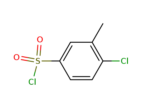 Molecular Structure of 6291-02-7 (4-CHLORO-3-METHYL-BENZENESULFONYL CHLORIDE)