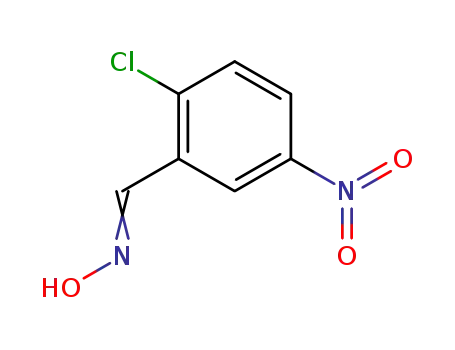 Molecular Structure of 89692-57-9 (2-CHLORO-5-NITRO-BENZALDEHYDE OXIME)