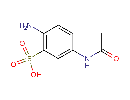 Molecular Structure of 96-78-6 (4-Aminoacetanilide-3-sulfonic acid)
