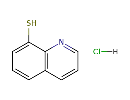 Molecular Structure of 34006-16-1 (8-Mercaptoquinoline hydrochloride)