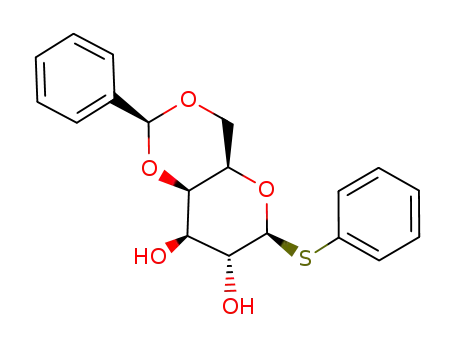 Molecular Structure of 87508-17-6 (Phenyl 4,6-o-benzylidene-1-thio-beta-d-glucopyranoside)