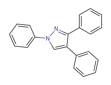 Molecular Structure of 1666-85-9 (1,3,4-TRIPHENYL-1H-PYRAZOLE)