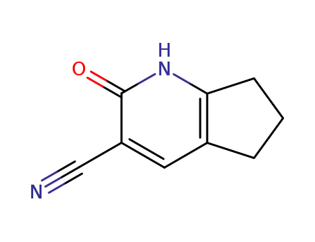 Molecular Structure of 108106-97-4 (2-OXO-2,5,6,7-TETRAHYDRO-1H-[1]PYRINDINE-3-CARBONITRILE)