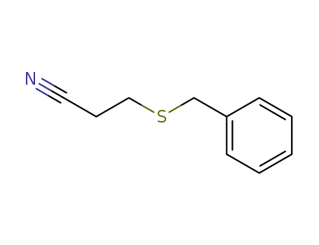 Propanenitrile,3-[(phenylmethyl)thio]-