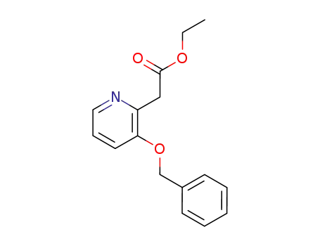 Molecular Structure of 177560-06-4 (ethyl 3-benzyloxy-2-pyridineacetate)