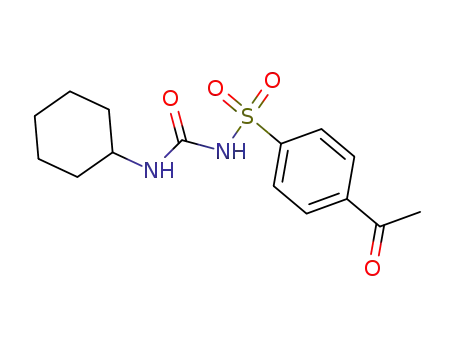 Molecular Structure of 968-81-0 (ACETOHEXAMIDE)