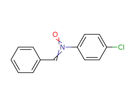Molecular Structure of 19865-58-8 (N-Benzylidene-4-chloroaniline N-oxide)