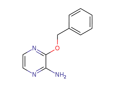 Molecular Structure of 110223-15-9 (2-AMINOL-3-BENZYLOXYPYRAZINE)