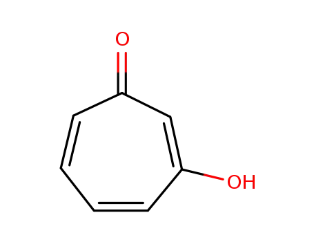 Molecular Structure of 3324-76-3 (2,4,6-Cycloheptatrien-1-one, 3-hydroxy-)
