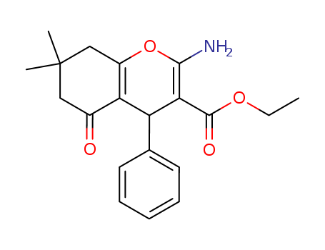 ethyl 2-amino-7,7-dimethyl-5-oxo-4-phenyl-5,6,7,8-tetrahydro-4H-chromene-3-carboxylate
