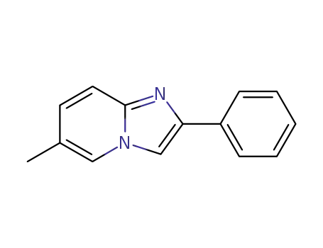 Molecular Structure of 1019-89-2 (6-METHYL-2-PHENYL-IMIDAZO[1,2-A]PYRIDINE)