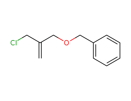 Molecular Structure of 113964-32-2 (Benzene, [[[2-(chloromethyl)-2-propenyl]oxy]methyl]-)