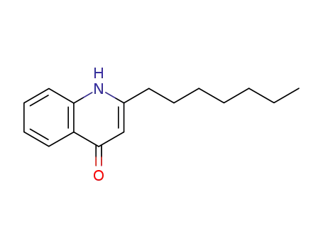 Molecular Structure of 40522-46-1 (2-Heptylquinoline-4(1H)-one)