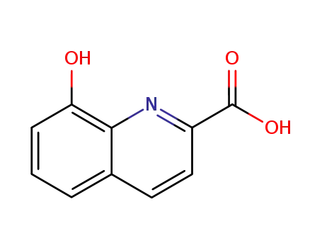 Molecular Structure of 1571-30-8 (8-HYDROXYQUINOLINE-2-CARBOXYLIC ACID)