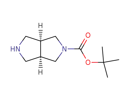 Molecular Structure of 250275-15-1 (cis-2-Boc-hexahydropyrrolo[3,4-c]pyrrole)